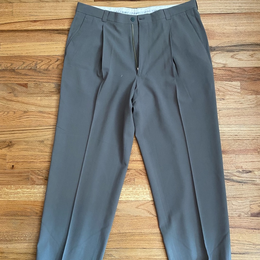 Armani Collezioni Vintage Trousers 38W 31L Light Green